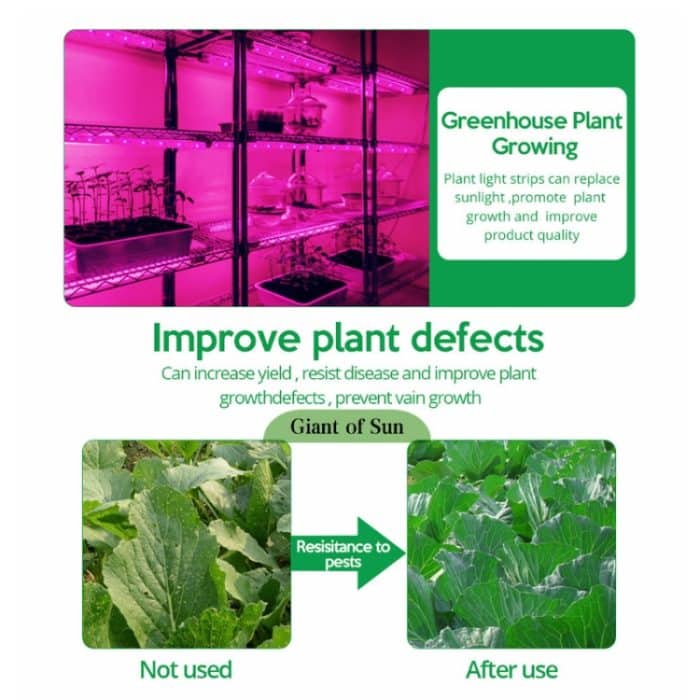 LED-Vollspektrum-Pflanzenfülllicht, Wachstumslicht – Bild 3