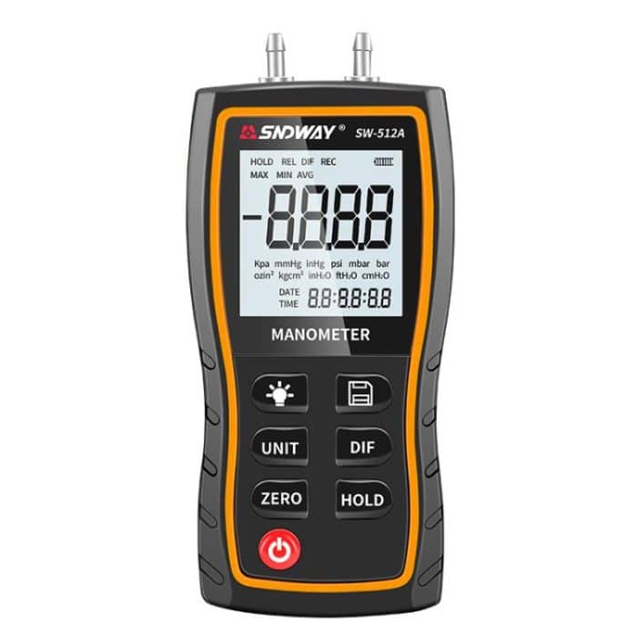 Digital Handheld Differential Pressure Gauge Negative Pressure Tester, SNDWAY SW-512A, SNDWAY SW-512B, SNDWAY SW-512C – Bild 1