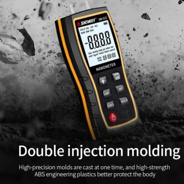 Digital Handheld Differential Pressure Gauge Negative Pressure Tester, SNDWAY SW-512A, SNDWAY SW-512B, SNDWAY SW-512C – Bild 7
