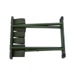 Lackverdickter Klapphocker Angelhocker, Fishing Stool(Green) – Bild 2