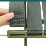 Lackverdickter Klapphocker Angelhocker, Fishing Stool(Green) – Bild 4