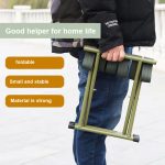 Lackverdickter Klapphocker Angelhocker, Fishing Stool(Green) – Bild 6
