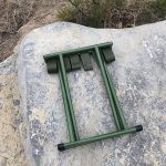 Lackverdickter Klapphocker Angelhocker, Fishing Stool(Green) – Bild 7