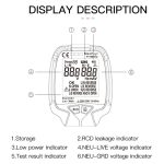 FUYI FY1881 Hochpräziser Strompolaritäts-Phasen-Steckdosentester, FY1881 EU Plug, FY1881 UK Plug, FY1881 US Plug – Bild 3