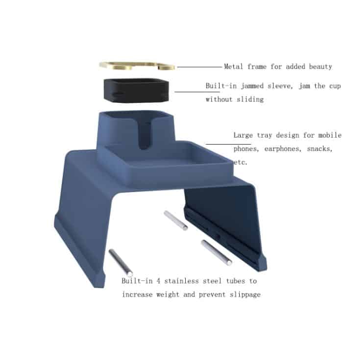 Sofa-Armlehne, Autositz-Armlehne, Silikon-Untersetzer, Wärmeisolierung, Verbrühschutz, Getränkehalter – Bild 3
