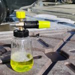 Hochdruckreinigungsmaschine 1/4 Schnellsteckverbindung, transparenter Schaumstoff-PA-Topf, 1/4 Quick Plug-In Joint Foam PA Pot