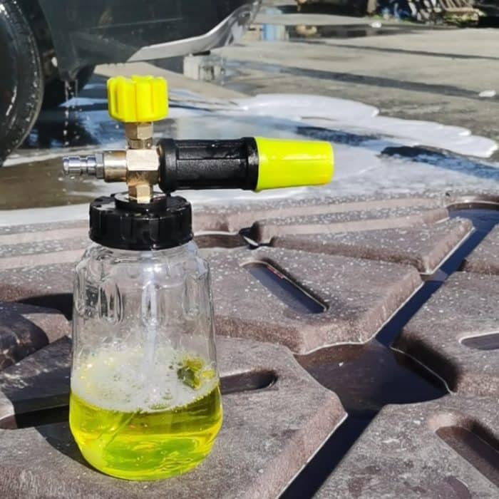 Hochdruckreinigungsmaschine 1/4 Schnellsteckverbindung, transparenter Schaumstoff-PA-Topf, 1/4 Quick Plug-In Joint Foam PA Pot – Bild 1