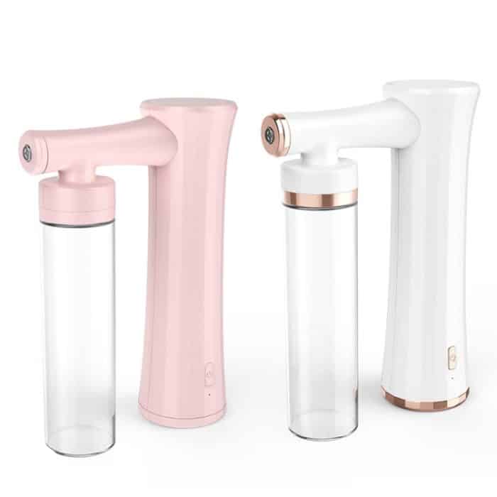 XL022 Blue Light Nano Hochdruck-Sauerstoff-Handheld Home Beauty Instrument Essence Importeur, White, Pink – Bild 2