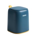 Desktop-Mülleimer, Büro, Kleid, Make-up, Tisch, Wohnzimmer, Zuhause, Mini-Aufbewahrungsbox, Deep Blue, Light Blue, Light Pink