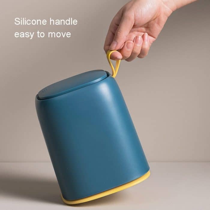 Desktop-Mülleimer, Büro, Kleid, Make-up, Tisch, Wohnzimmer, Zuhause, Mini-Aufbewahrungsbox, Deep Blue, Light Blue, Light Pink – Bild 4