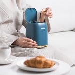 Desktop-Mülleimer, Büro, Kleid, Make-up, Tisch, Wohnzimmer, Zuhause, Mini-Aufbewahrungsbox, Deep Blue, Light Blue, Light Pink – Bild 6