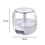 Küchenteiler, drehbare Müsli-Aufbewahrungsbox, Cereal Storage Box – Bild 3