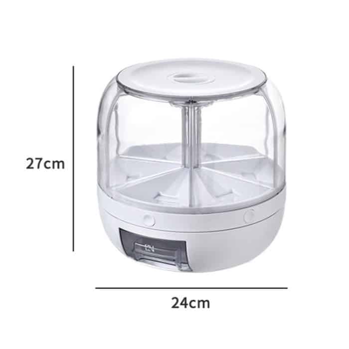 Küchenteiler, drehbare Müsli-Aufbewahrungsbox, Cereal Storage Box – Bild 3