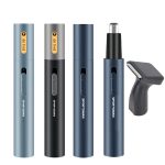 SPORTSMAN Metall-Aluminium-Röhrenkörper, wiederaufladbares Nasenhaargerät, Stil:, Sideburns 2 In 1, Eyebrow 2 In 1 – Bild 6