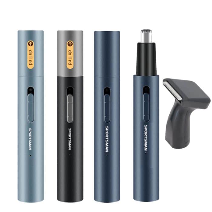 SPORTSMAN Metall-Aluminium-Röhrenkörper, wiederaufladbares Nasenhaargerät, Stil:, Sideburns 2 In 1, Eyebrow 2 In 1 – Bild 6