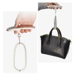 Tragbare elektronische Gepäckwaage aus Edelstahl, tragbare Expresswaage, Black, White – Bild 6