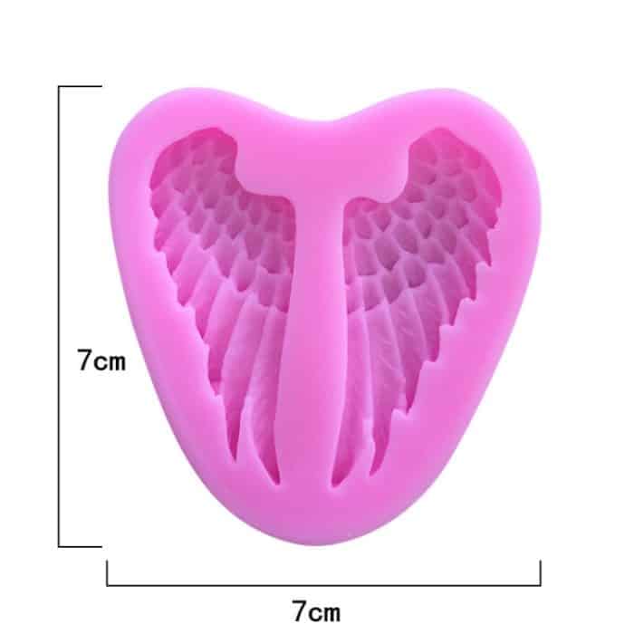 5 Stück Angel Wings Kuchen Silikonform Backwerkzeug – Bild 4