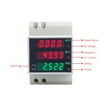 D52-2058 Wattmeter DIN-Schiene Volt-Strommesser, AC80-300V Built-in CT, AC200-450V Built-in CT – Bild 5