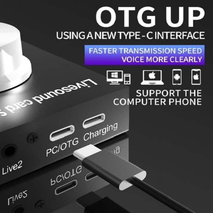 A2 Soundkarte Mobile Computer Universal Live K Song-Aufnahmegeräte – Bild 4