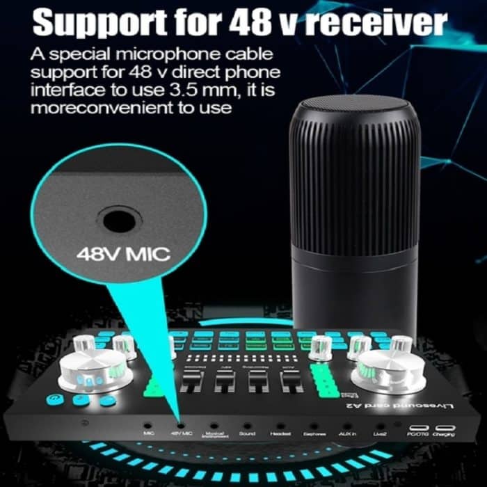 A2 Soundkarte Mobile Computer Universal Live K Song-Aufnahmegeräte – Bild 5