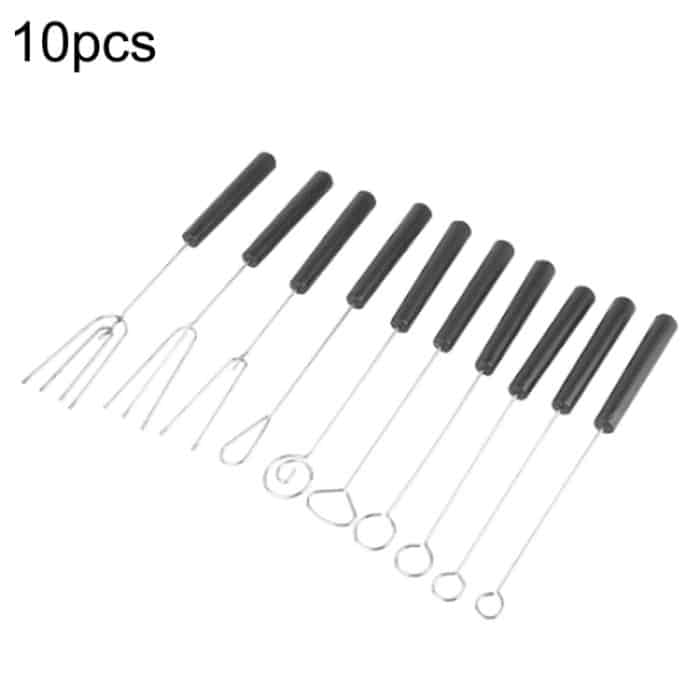 TBD0602284301A.jpg 2 Sets Edelstahl DIY Backen Kuchen Dekoration Stahl Gabel Anzug – Bild 1