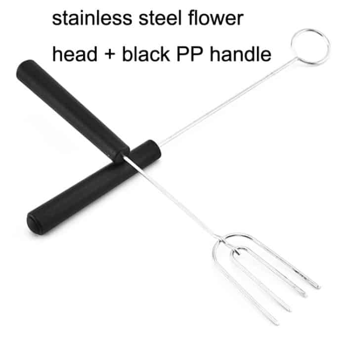 2 Sets Edelstahl DIY Backen Kuchen Dekoration Stahl Gabel Anzug – Bild 3