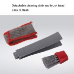 5 Stück Autowaschbürste mit weicher Nabe, Multifunktions-Staubentfernungswerkzeug, Red White Air Outlet Brush, Red Gray Air Outlet Brush, Red Sponge Brush, Red Wheel Brush – Bild 5