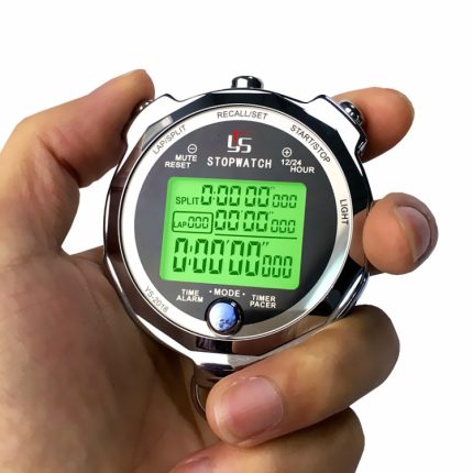YS Lauftraining Stoppuhr Timer Metall leuchtende Stoppuhr, Stil:, One Hundred Memory, Two Hundred Memory