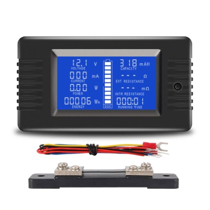 DC 0-200V Spannung Strom Batterietester, PZEM-013 10A, PZEM-015 With 50A Shunt, PZEM-015 With 100A Shunt, PZEM-015 With 200A Shunt, PZEM-015 With 300A Shunt, PZEM-015 Without Shunt – Bild 1