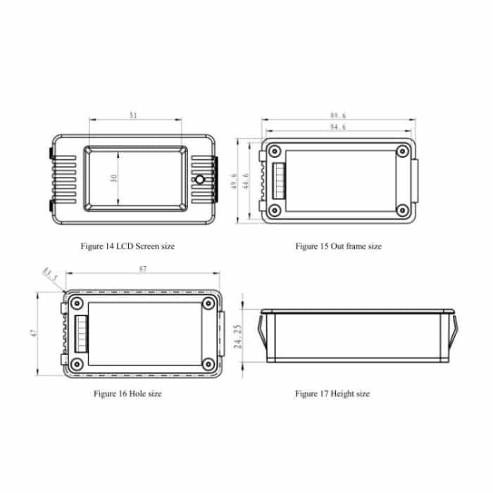 DC 0-200V Spannung Strom Batterietester, PZEM-013 10A, PZEM-015 With 50A Shunt, PZEM-015 With 100A Shunt, PZEM-015 With 200A Shunt, PZEM-015 With 300A Shunt, PZEM-015 Without Shunt – Bild 3