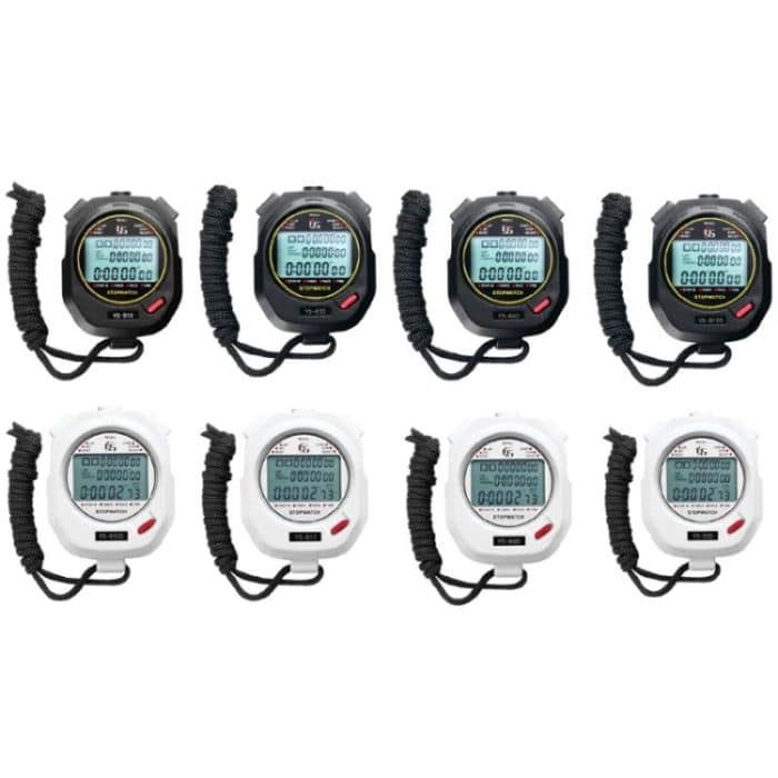 YS Elektronische Stoppuhr, Timer, Leichtathletik-Training, Laufuhr, Stil:, YS-810 10 Memories (Black), YS-830 30 Memories (Black), YS-860 60 Memories (Black), YS-8100 100 Memories (Black), YS-810 10 Memories (White) – Bild 2