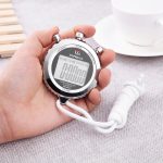 YS Metall Großbild-Stoppuhr Fitness Sport Wettbewerb Elektronische Stoppuhr, YS-528 Single Row Display – Bild 4