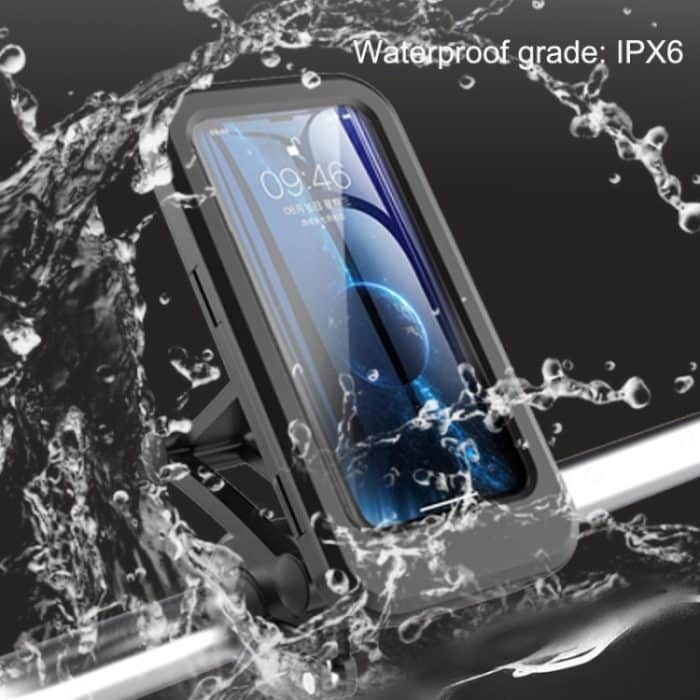 Fahrrad Handyhalter Mountainbike wasserdichte Tasche, Black – Bild 6