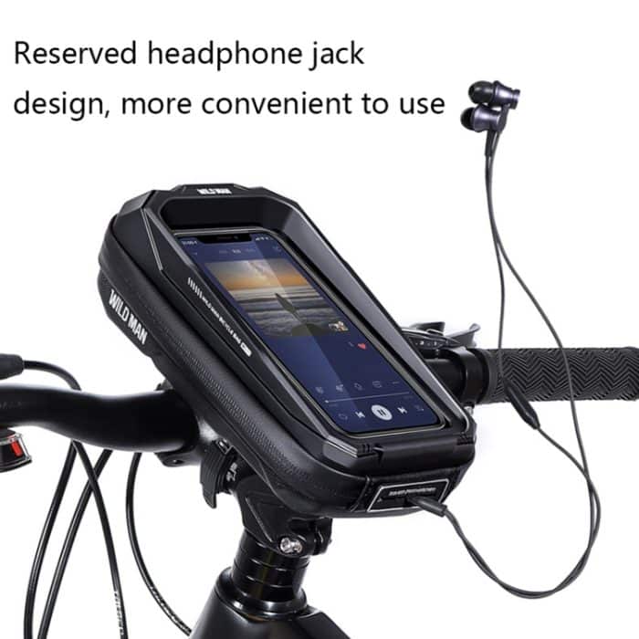 WILD MAN MS33 0,6 l Mountainbike-Hartschalen-Handy-Touchscreen-Lenkertasche, MS33 – Bild 2
