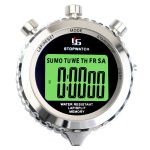 YS Einreihiges Display, Timer, Lauftraining, Fitness, mit leuchtender Stoppuhr, YS-528L With Luminous – Bild 2