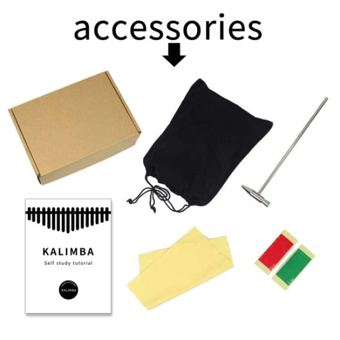 Fingerklavier aus Holz mit 17 Tönen, Wooden Finger Piano – Bild 4