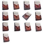 Tragbares Fingerklavier im Radian-Design mit 17 Tönen, Flowing Water, Hexagram, Couple Deer, Forest Party, Squirrel, Sun God, Lucky Clouds, Cat, Reindeer, One Deer, Moon Rabbit, Crane in the Cloud, Blooming Flowers – Bild 2