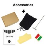 Tragbares Fingerklavier im Radian-Design mit 17 Tönen, Flowing Water, Hexagram, Couple Deer, Forest Party, Squirrel, Sun God, Lucky Clouds, Cat, Reindeer, One Deer, Moon Rabbit, Crane in the Cloud, Blooming Flowers – Bild 5