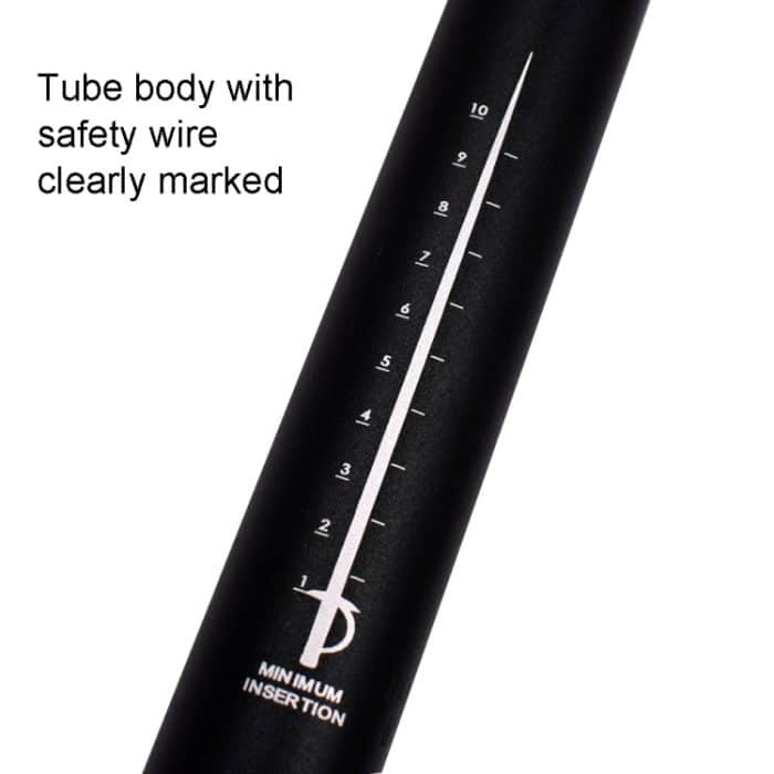 FMFXTR verlängerte Sattelstütze für Mountainbikes aus Aluminiumlegierung, Spezifikation:, 31.8x530mm (Black), 33.9x550mm (Black) – Bild 3