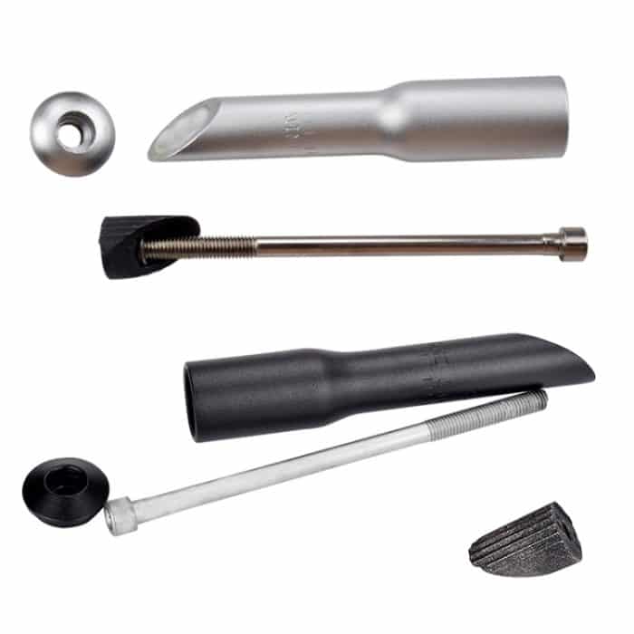 FMFXTR Rennrad-Vorderradgabelschaft, modifizierte Höhenerhöhung, Lenkerkernerhöhung, 22.2mm Black, 25.4mm Black, 22.2mm Silver, 25.4mm Silver – Bild 4