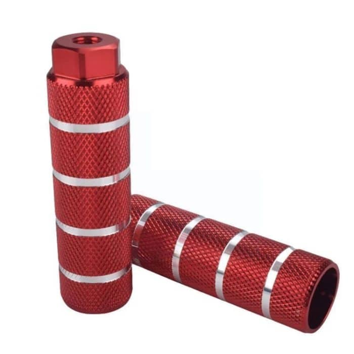 FMFXTR Fahrrad-Rücksitz-Fußpedal, universeller hinterer hinterer Pfosten, Red Large Hole Long, Red Small Hole Short, Blue Large Hole Long, Blue Small Hole Short, Green Small Hole Short, Black Large Hole Long, Black Small Hole Short – Bild 7