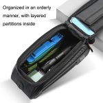 WEST BIKING Fahrrad-Hartschalen-Frontträgertasche, Handy-Touchscreen-Satteltasche – Bild 5