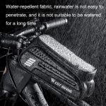 WEST BIKING Fahrrad-Hartschalen-Frontträgertasche, Handy-Touchscreen-Satteltasche – Bild 6