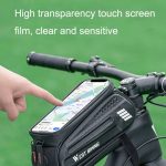 WEST BIKING Fahrrad-Hartschalen-Frontträgertasche, Handy-Touchscreen-Satteltasche – Bild 7