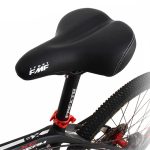 FMFXTR Mountainbike-Kissensattel, weich, breit, bequem, Federsitzkissen, Wide Comfortable