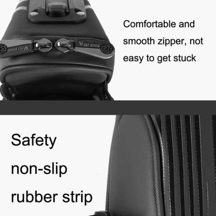 WEST BIKING Fahrrad-Wasserflaschentasche, Rücksitz-Satteltasche, WEST BIKING Saddle Bag – Bild 4