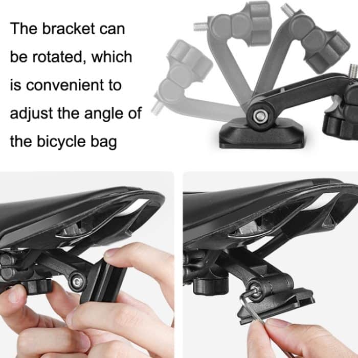 WEST BIKING Fahrrad-Wasserflaschentasche, Rücksitz-Satteltasche, WEST BIKING Saddle Bag – Bild 5