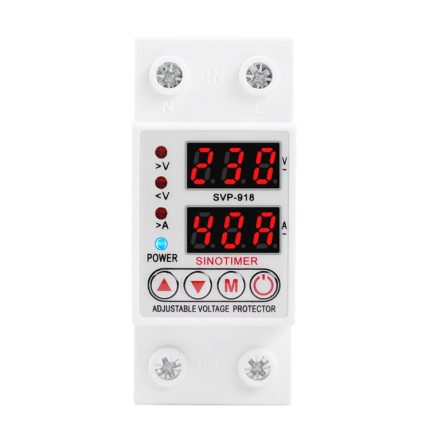 SINOTIMER SVP-918 Einstellbarer, selbstrückstellender intelligenter Unterspannungsschutz, Strom:, 40A, 63A