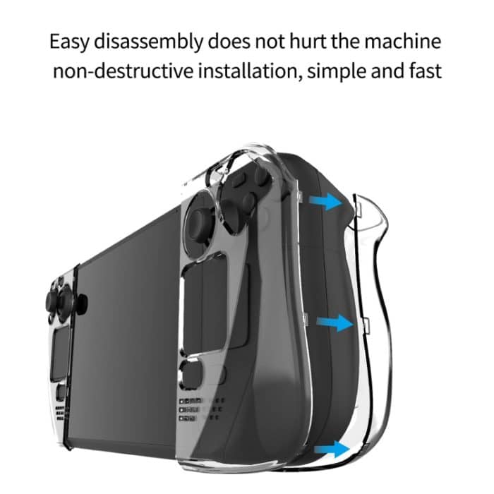 PGTECH Split Crystal Hartschalengehäuse für die Steam Deck-Spielekonsole – Bild 3