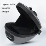 WEST BIKING Fahrrad Mini Hardshell Hecktasche Satteltasche, Yellow, Black, Grey – Bild 5